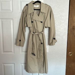4th Reckless Trench Coat size 8 Tall